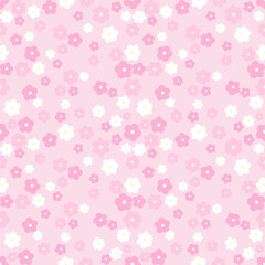 seamless pattern with flowers.