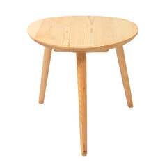 Brown living room table isolated on white background. Interior design Inspiration. Furniture modern inspiration. Home living. Wooden Wardrobe inspiration. Scandinavian Interior.