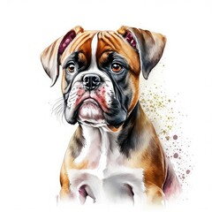 english bulldog portrait