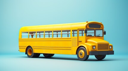 Obraz na płótnie Canvas Yellow school bus