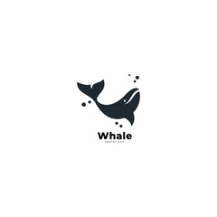  whale logo icon vector template. © chusni
