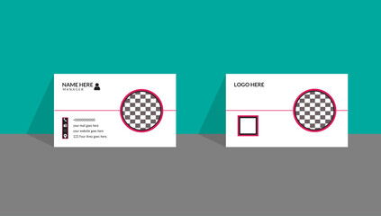 Modern Creative And Clean Business Card Design Template, Visiting Card ,double sided business card design template, Corporate Business Card Layout, Set of modern business card print templates.