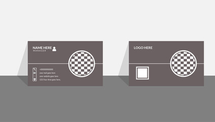 Modern Creative And Clean Business Card Design Template, Visiting Card, double sided business card design template, Corporate Business Card Layout, Set of modern business card print templates.