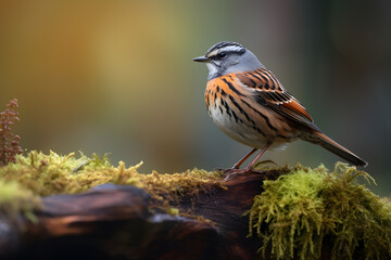 A accentor portrait, wildlife photography