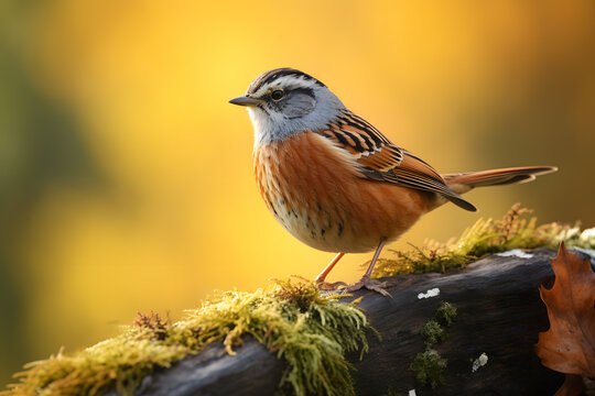 A accentor portrait, wildlife photography