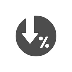 Discount Percent Icon, Promotion Element