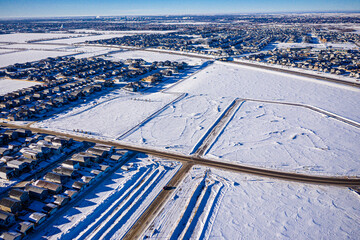 Evergreen Aerial in Saskatoon, Saskatchewan