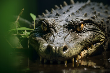 A Alligator portrait, wildlife photography