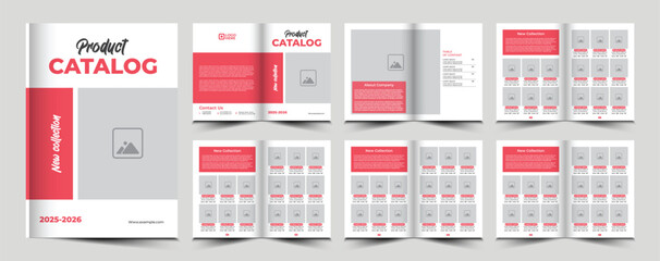 	
Product catalog or catalogue template design - obrazy, fototapety, plakaty