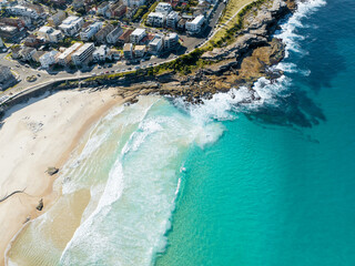 Aerial View of Maroubra Beach New South Wales Sydney