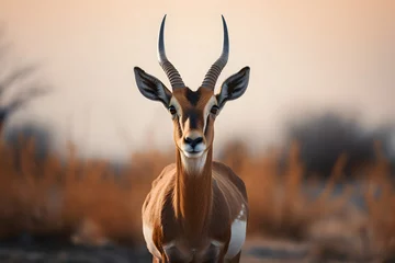 Crédence de cuisine en verre imprimé Antilope A Antelope portrait, wildlife photography