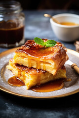 French Toast with Honey