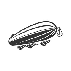 airship vector illustration