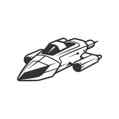 spaceship illustration