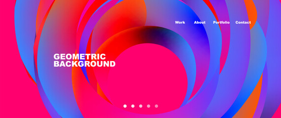 Liquid fluid shapes with flowin gradients abstract backgrounds. Vector illustration for wallpaper, banner, background, leaflet, catalog, cover, flyer