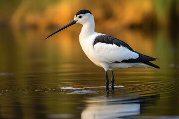 Fototapeta premium A Avocet portrait, wildlife photography