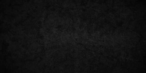Dark Black background texture, old vintage charcoal black backdrop paper with watercolor. Abstract background with black wall surface, black stucco texture. Black gray satin dark texture luxurious.