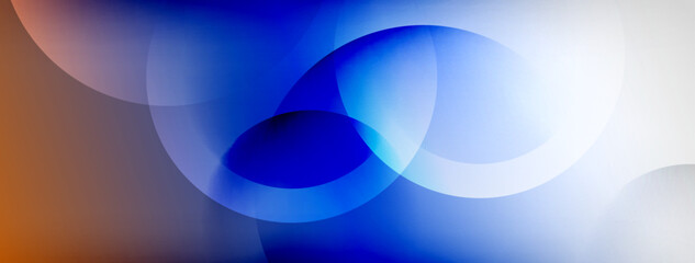 Light geometric abstract background with lines, circles