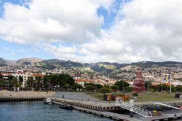 Obraz premium View on the city of Funchal, Capital of the island of Madeira (Portugal)