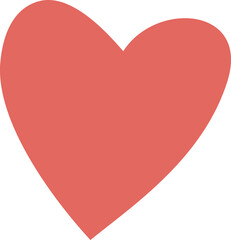 Hand drawn heart element 