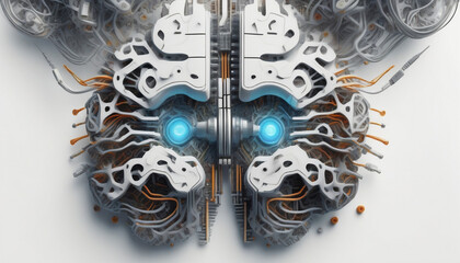 cybernetic brain, cyberpunk, transhumanism, artificial intelligence