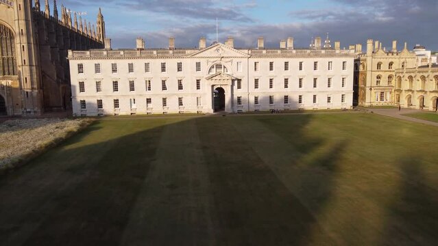 Cambridge University- Gibbs Building Aerial
