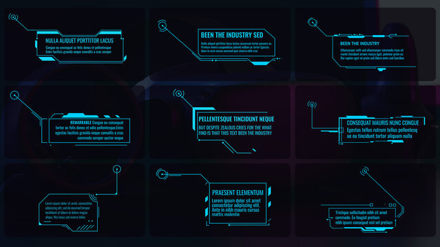 Futuristic Callout Titles