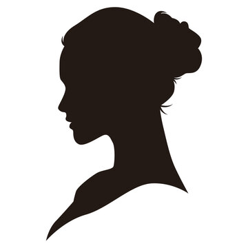 recommend clip art: Woman Head Silhouette