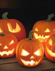 Fototapeta premium halloween jack o lantern