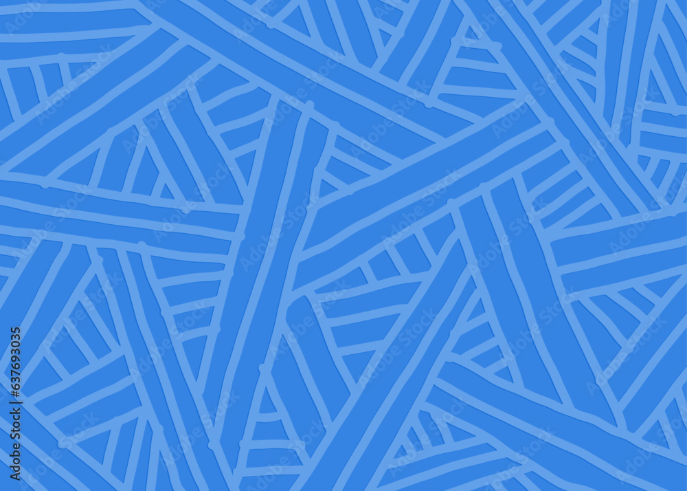 Poster abstract background with overlapping irregular lines. abstract doodle lines pattern