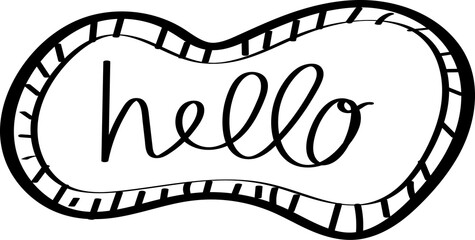 Speech bubble element