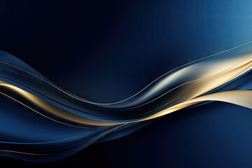 blue marble gradient background with golden lines