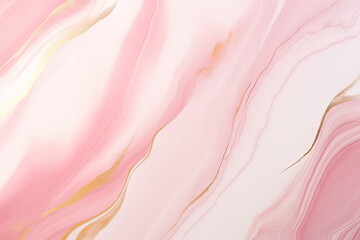 Obraz na płótnie Canvas pink marble gradient with golden lines, pastel background