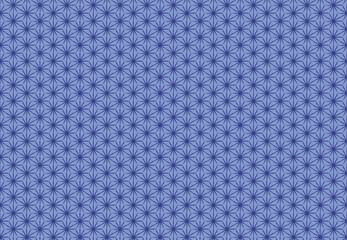 ラフなテイストの麻の葉文様のパターン素材