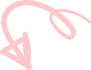 Arrow doodle element