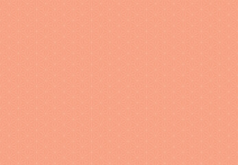 ラフなテイストの麻の葉文様のパターン素材