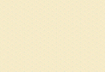 ラフなテイストの麻の葉文様のパターン素材