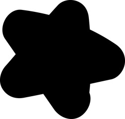 Cute star doodle element 