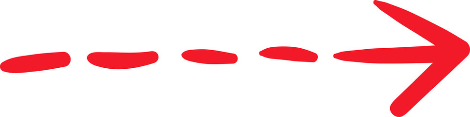 Arrow doodle element