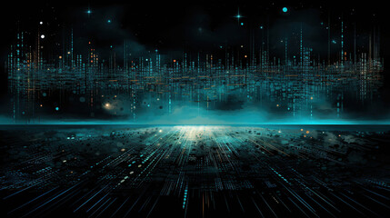 Fototapeta premium background with technology.Generative Ai