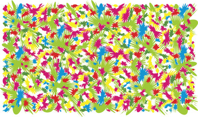 Abstract shape flower texture background pattern. Flora wallpaper pattern design for decoration. Vector illustration.