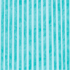 A creative abstract turquoise blue pattern. The image has a textured and realistic appearance that mimics the watercolor paper. The image also has vertical stripes.