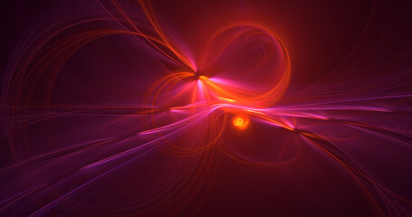 3D rendering abstract viral shape fractal background
