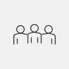 project management vector icon illustration sign. Business organisation icon for web and mobile app