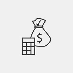 project management vector icon illustration sign. Business organisation icon for web and mobile app