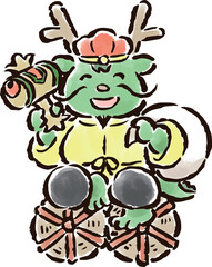 辰（龍）の七福神　大黒天