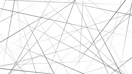 Obraz premium Black abstract luxury geometric random chaotic lines with many squares and triangles shape background.