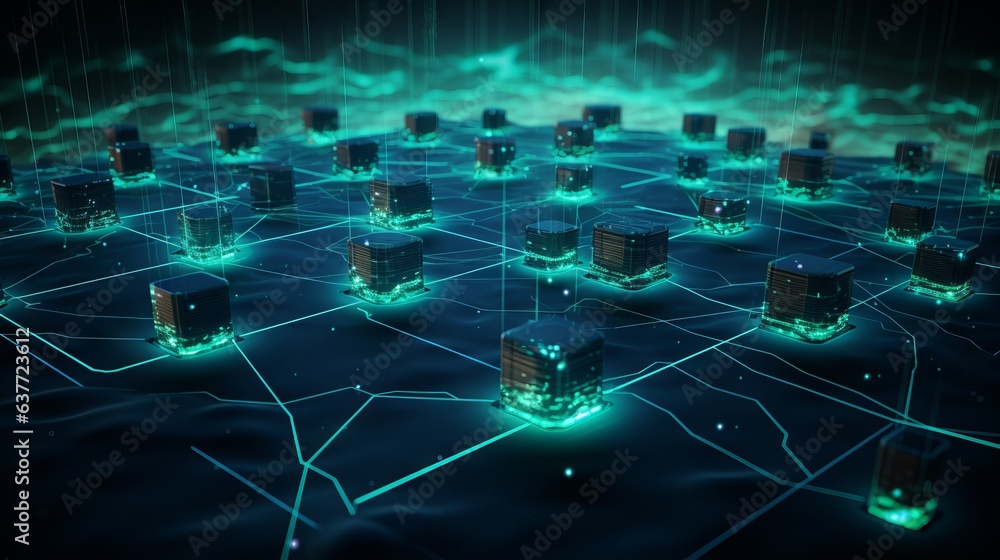 Poster unlocking digital fortresses: illustrating the power of secure networks in safeguarding information