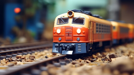 Train quick running blurred fast stop motion