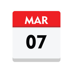 07 march icon with white background